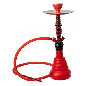Hookah-Red Black Pipe and Base 45cm (code DIY-Z-010RB)